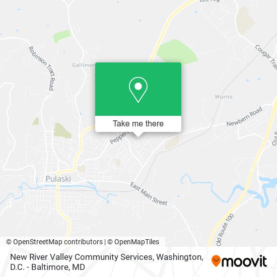 Mapa de New River Valley Community Services