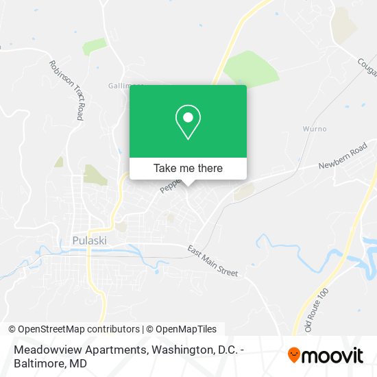 Meadowview Apartments map