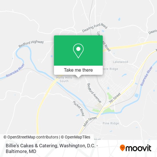 Billie's Cakes & Catering map