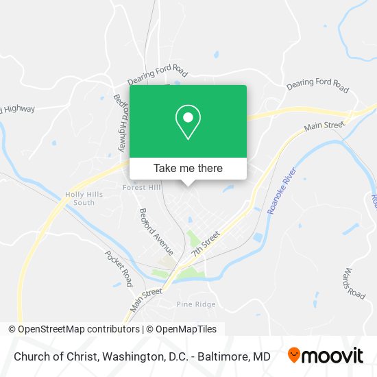 Mapa de Church of Christ