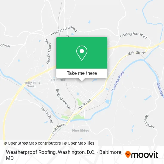Weatherproof Roofing map
