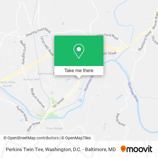 Perkins Twin Tire map