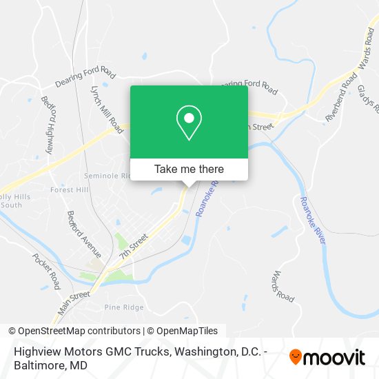 Highview Motors GMC Trucks map