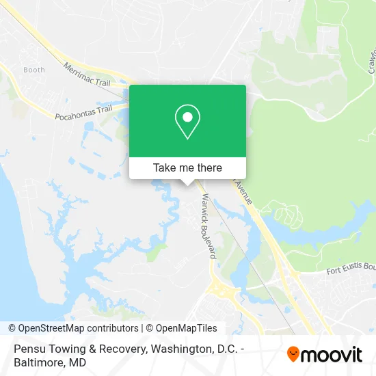 Pensu Towing & Recovery map
