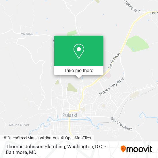Thomas Johnson Plumbing map