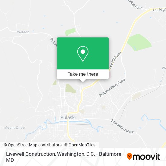 Livewell Construction map