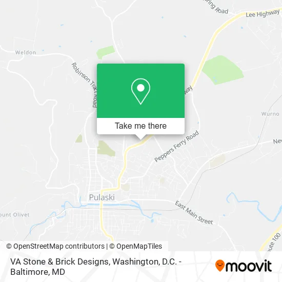 VA Stone & Brick Designs map