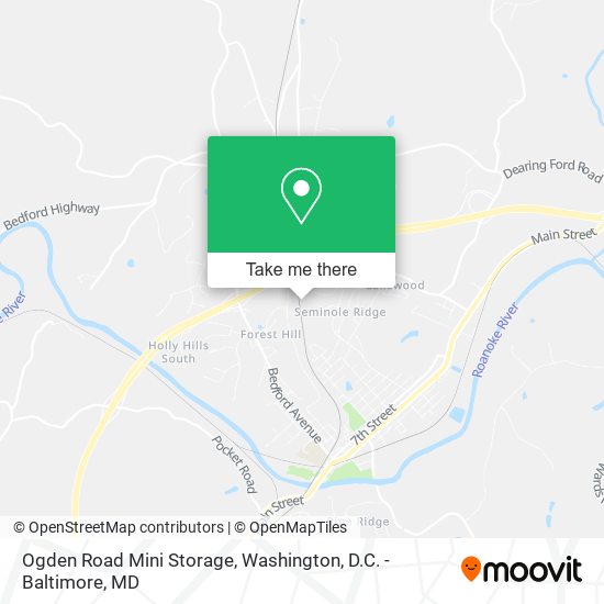 Mapa de Ogden Road Mini Storage