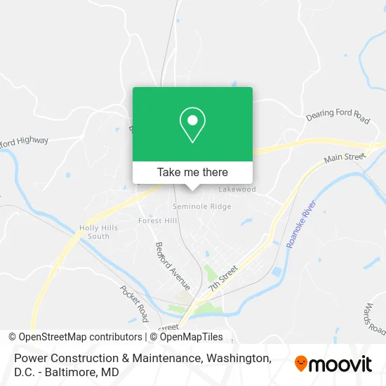 Power Construction & Maintenance map