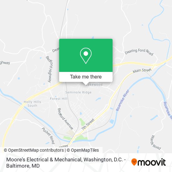 Moore's Electrical & Mechanical map