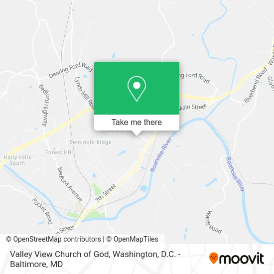 Valley View Church of God map