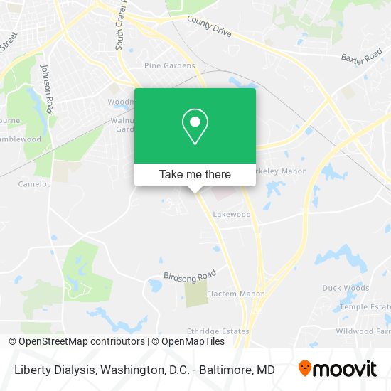 Mapa de Liberty Dialysis