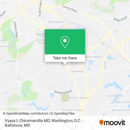 Vijaya L Chirumamilla MD map