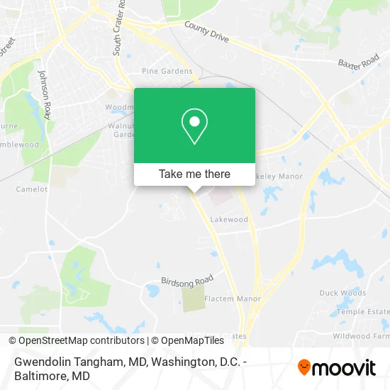 Gwendolin Tangham, MD map