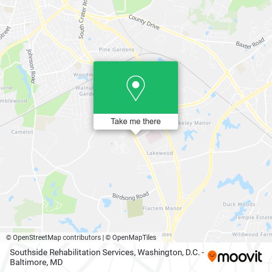 Southside Rehabilitation Services map
