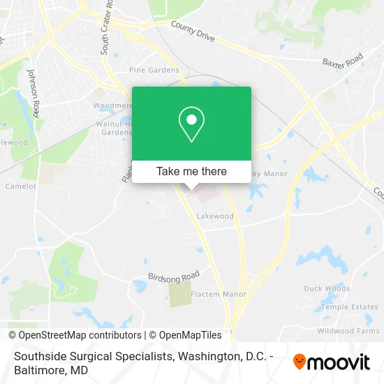 Southside Surgical Specialists map
