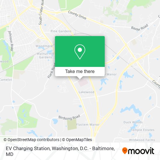 Mapa de EV Charging Station