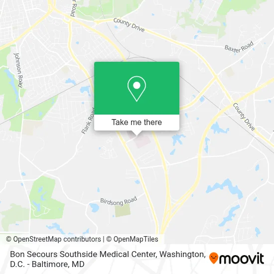 Bon Secours Southside Medical Center map