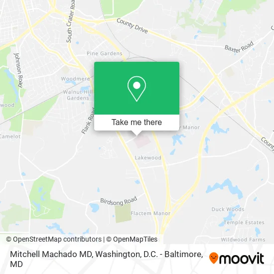 Mitchell Machado MD map