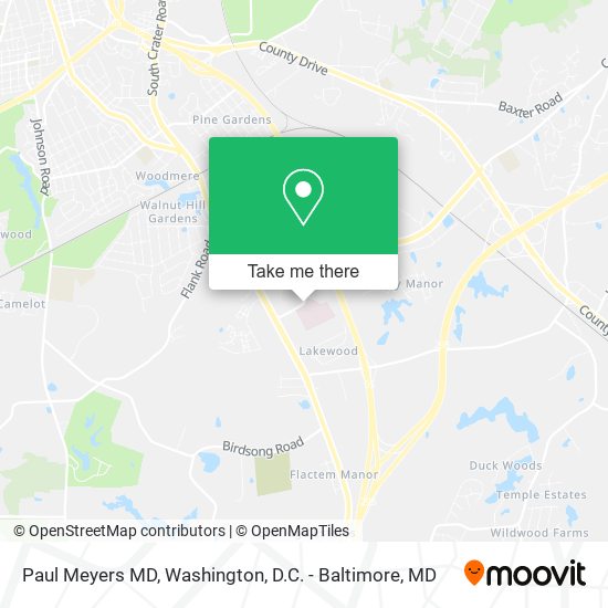 Paul Meyers MD map