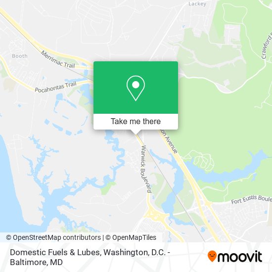 Domestic Fuels & Lubes map