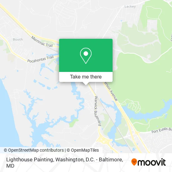 Lighthouse Painting map