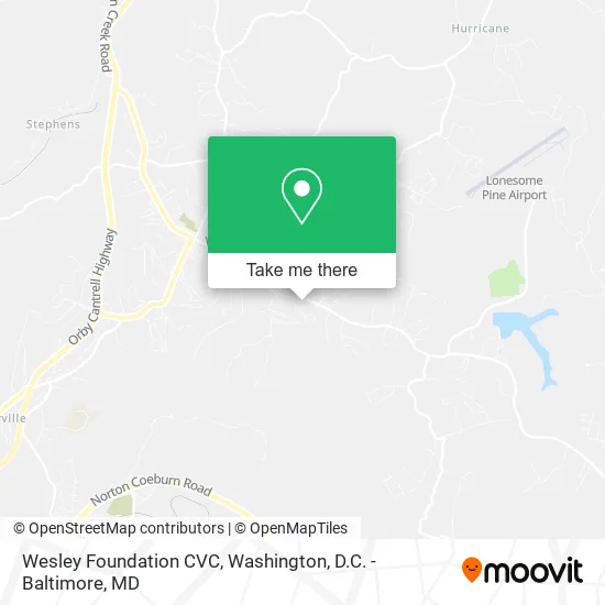 Wesley Foundation CVC map