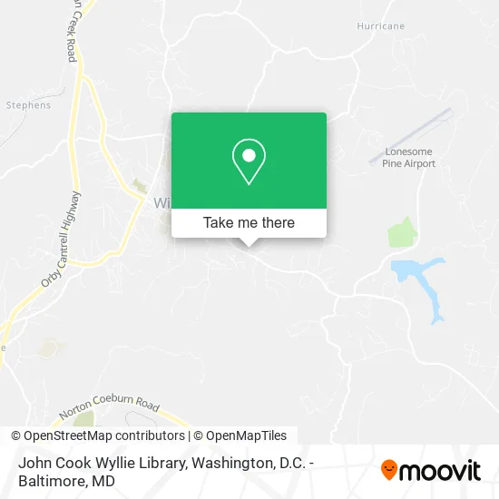 John Cook Wyllie Library map