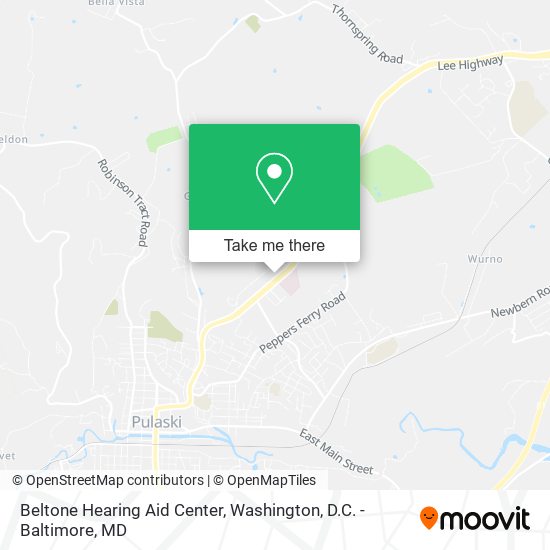 Beltone Hearing Aid Center map