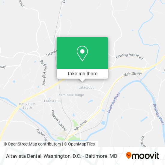 Mapa de Altavista Dental