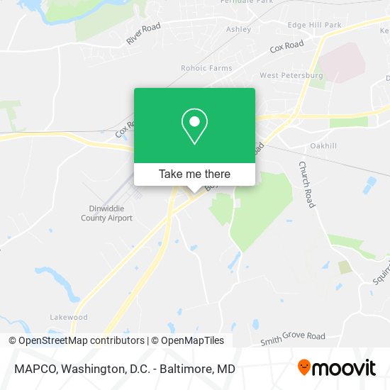 Mapa de MAPCO