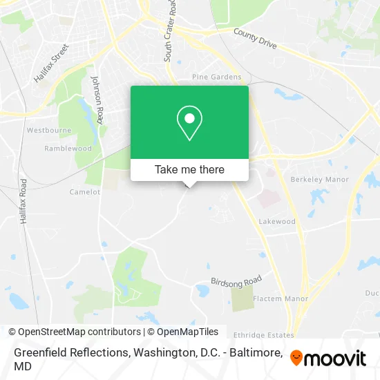 Greenfield Reflections map