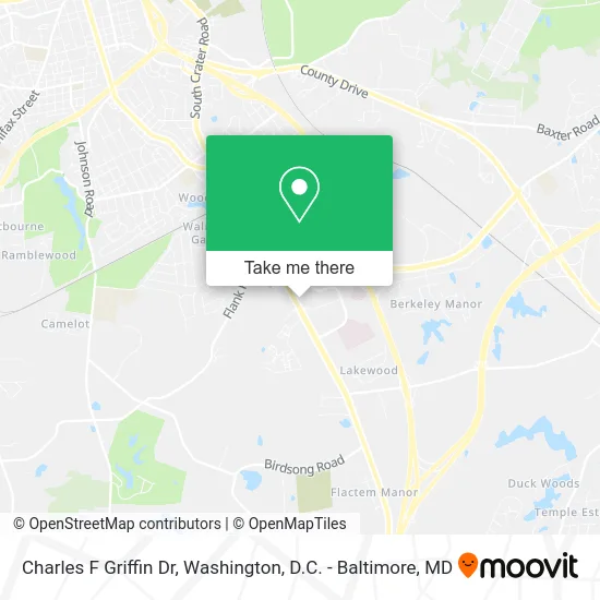 Charles F Griffin Dr map