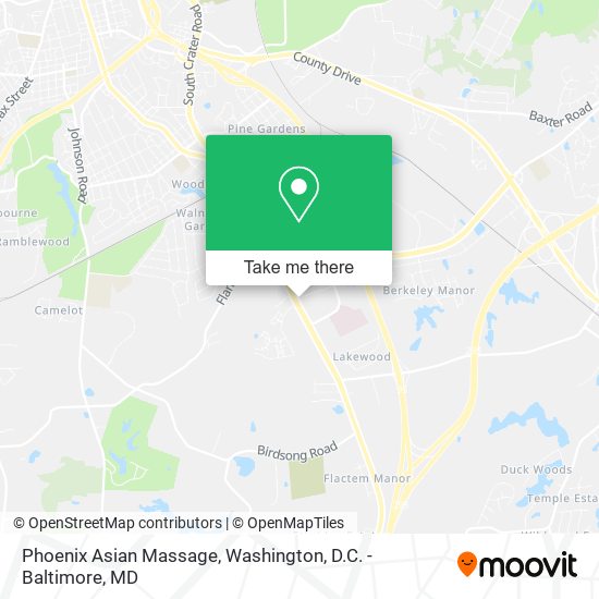 Phoenix Asian Massage map