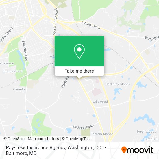 Pay-Less Insurance Agency map