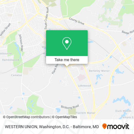 Mapa de WESTERN UNION