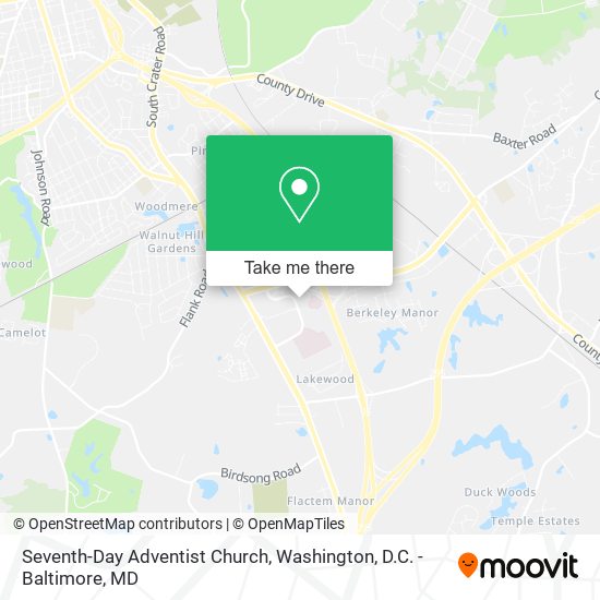 Mapa de Seventh-Day Adventist Church