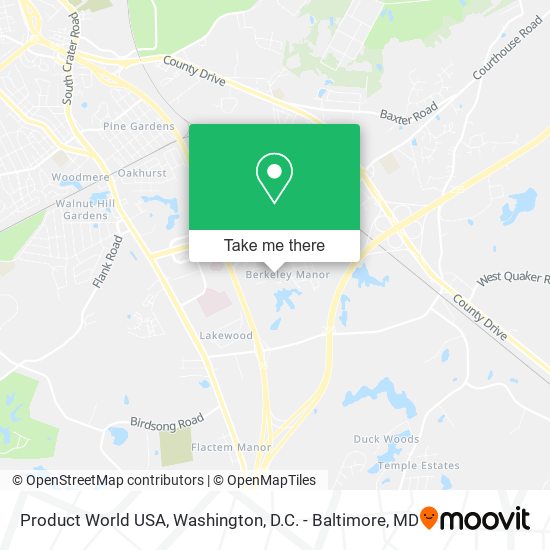 Product World USA map
