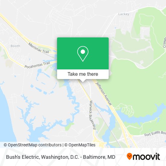 Bush's Electric map