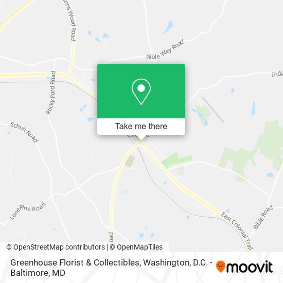 Mapa de Greenhouse Florist & Collectibles