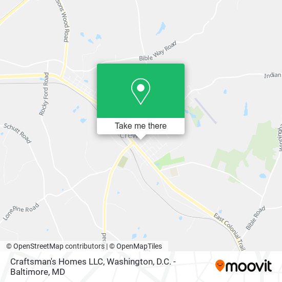 Craftsman's Homes LLC map