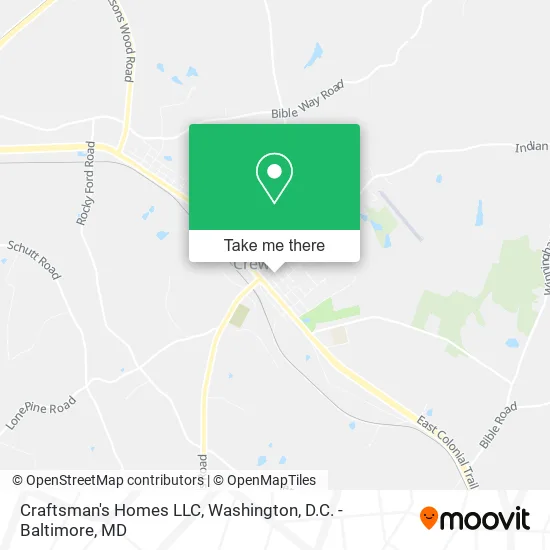 Craftsman's Homes LLC map