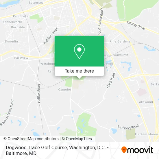 Dogwood Trace Golf Course map