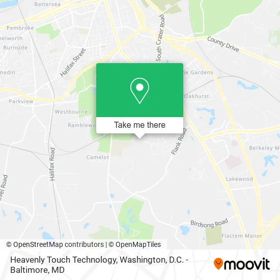 Heavenly Touch Technology map