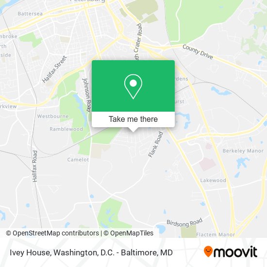 Ivey House map