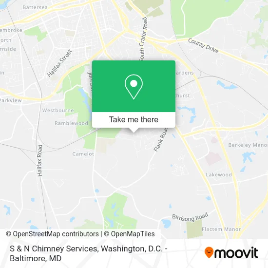 S & N Chimney Services map