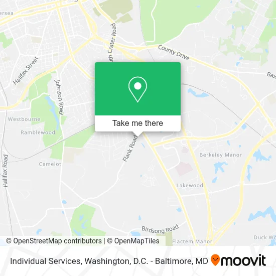 Individual Services map