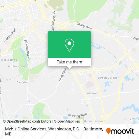 Mybiz Online Services map