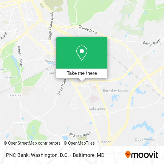 PNC Bank map