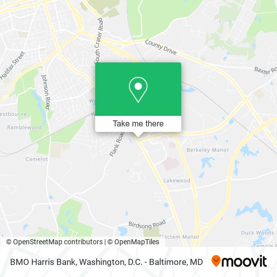 BMO Harris Bank map